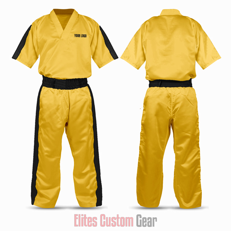 Elites Kickboxing Uniform – Satin & Cotton Blend