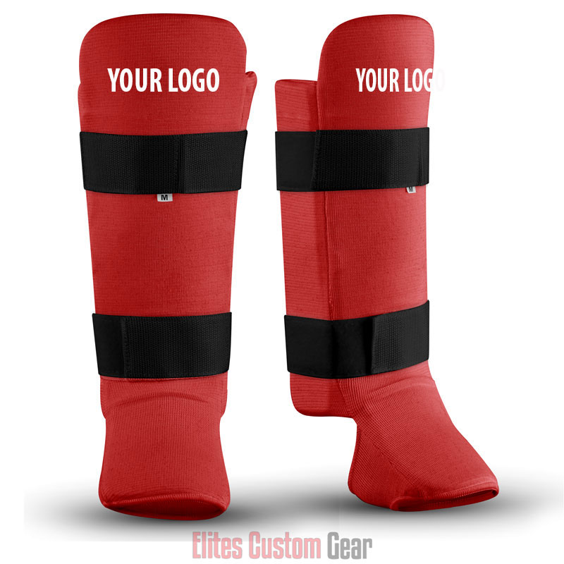 Elites Padded Shin Guards with Instep