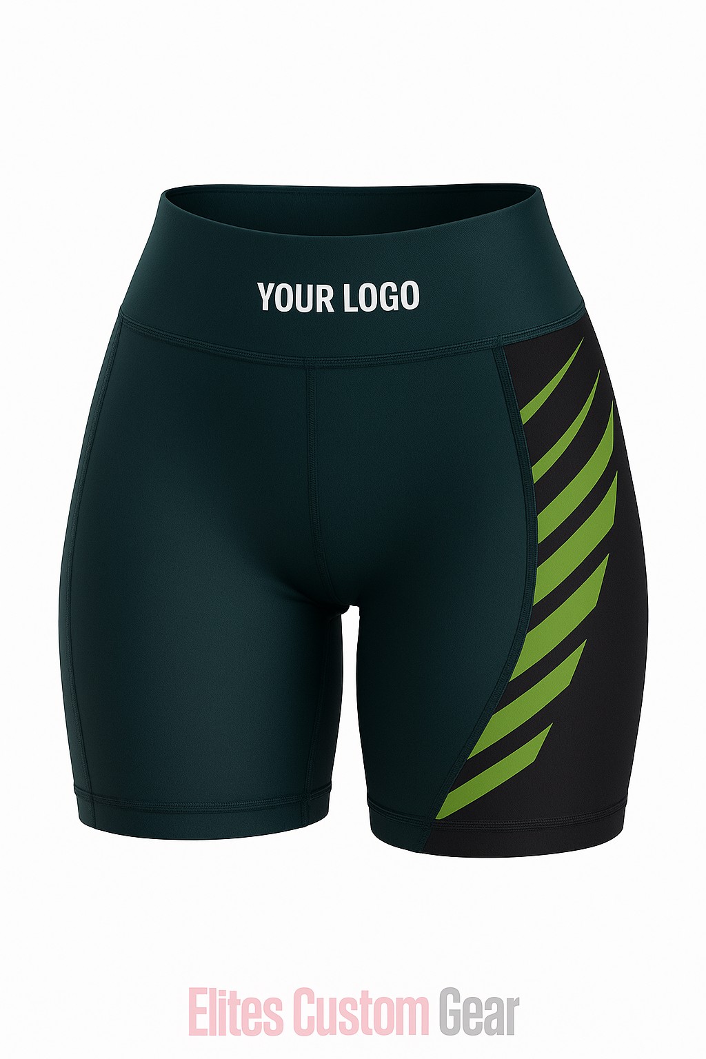 Elites Women Compression Tight Shorts - Mid-Rise